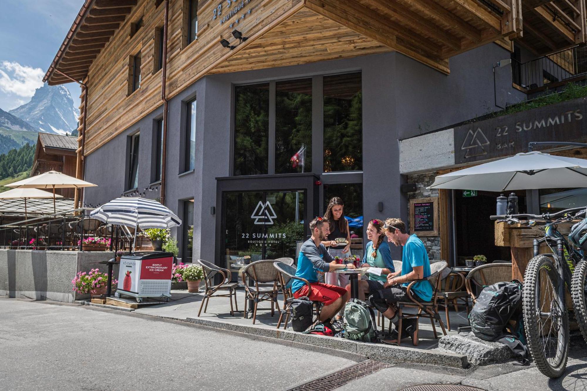 22 Summits Boutique Hotel Zermatt Exterior foto